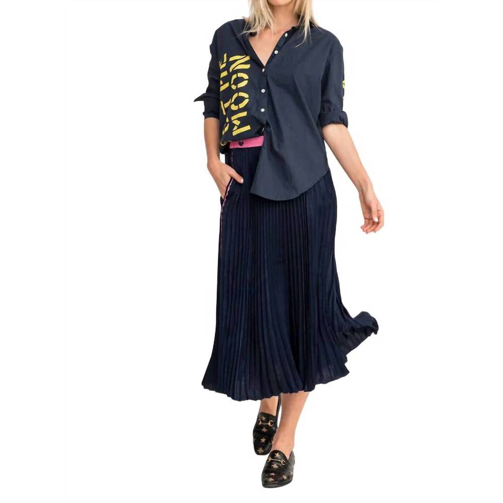 NEW KERRI ROSENTHAL beatrix skirt in night sky